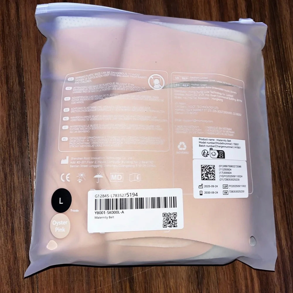 MomCozy Pregnancy Belly Band Pink L - Picture 12 of 12